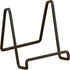 TRIPAR 6-Inch Metal Mahogany Painted Square Kitchen Book Holder/Stand, Small Photo Stands