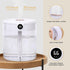 Desktop Humidifier for Bedroom, Plants, Office, 2L Auto Shut-Off Humidifier with Real-Time Monitoring and Adjusting