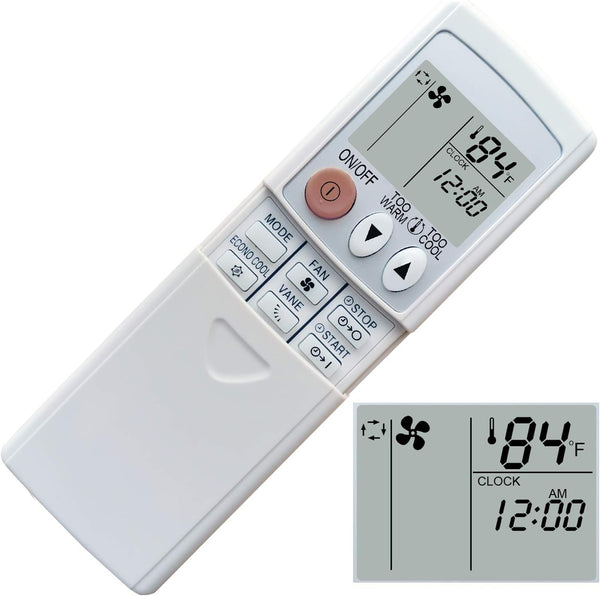 Replacement for Mitsubishi Electric Air Conditioner Remote Control for MSZ-GE06NA-9, MSZ-GE09NA-9, MSZ-GE12NA-9,
