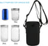 Cosmos 32 Oz Mason Jar Portable Neoprene Insulated Bag Mason Jar Insulated Holder Pouch, Glass Bottle Sleeve Cover