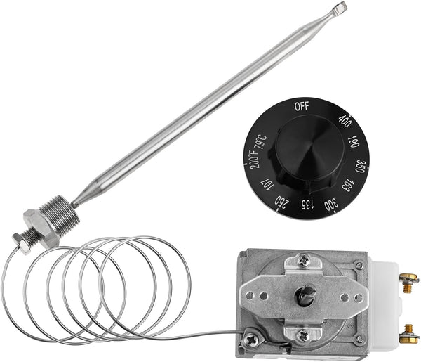 Mgoodoo RX-2-24 Thermostat for Fryer, 3/8" Mpt Stuff Box, Compatible with Atosa, Robertshaw, Adcraft Deep Fryer
