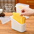 Cheese Storage Box for Fridge, 2/4 PCS Sliced Cheese Container with Flip Lid, Plastic Cheese Keeper Holder