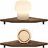 Set 2 Furinno Rossi Hexagon Floating Shelves for Wall, of Geometric Corner Shelf, Wall Mounted Shelves for Bathroom