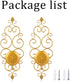 Set 2 Sziqiqi Iron Wall Candle Sconce Holder of Hanging Wall Mounted Pillar Candle Sconces Holder, Wall Sconces Decor