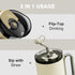 40 oz OTE Tumbler with Handle and Straw Lid, Double Walled Vacuum Stainless Steel Insulated Travel Coffee Mug, BPA