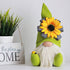 LUOZZY 3 Pcs Summer Sunflower Gnome Doll Plush, Faceless Tomte Decor for Desktop Summer Holiday Party Decorations