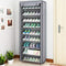 GREEF 10 Tier 30 Pairs Shoe Rack with Dustproof Cover Large Shoe Storage