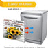 Dishwasher Magnet Cover, "Every Day Is A New Beginning" Decorative Panel Decal for Kitchen
