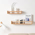 Rack,16 Inch Oak Nursery Shelves, Natural Wood Nursery Floating Shelves for Wall Mounted, Wall Bookshelf for Bedroom