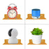 3mm 6.5 inch, 1pcs) Small Floating Shelf Thick, Wall Shelf, Metal Floating Shelves for Echo, Cameras, Small Speaker