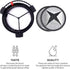 Coffee Filter Disks with Frame for Mr. Coffee Brewers, 6 Pcs Filters and 1 Holder Frame, Compatible with MrCoffee