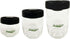 Food Storage Jar Containers - Borosilicate Glass Vacuum Seal Lids, Airtight Canister Set for Flour, Cereal, Pasta, 3pc