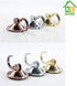 Powerful Wreath Hangers for Window or Glass Door, 4-Pack Suction Cup Hooks, Antique Gold