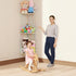 VOMELON Hammock, Stuffed Animal Storage Wood Stuffed Toy Holder, Playroom Nursery Toy Storage Organizer, Decorative