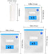 Vacuum Sealer Zipper Bags, Sous Vide Bags for Food, BPA Free, Reusable, Resealable with Air Valve, 15 Pcs