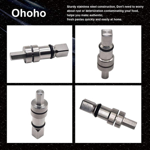 Ohoho Pasta Attachment Shear Shaft Coupler, Compatible with KitchenAid Stand Mixer, Repair/Rebuild for Pasta Attachments