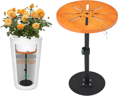 EXCELFU Adjustable Plant Risers for Inside Pots,Planter Inserts for Large Pots and Tall
