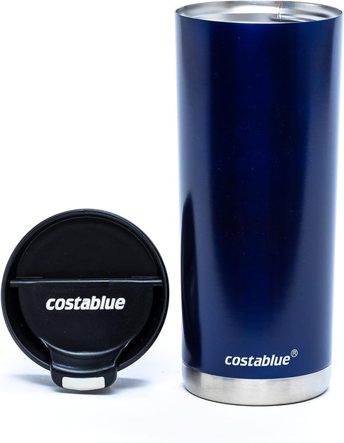 Travel Coffee Mug, 16 Oz. Stainless Steel Insulated Tumbler, Leak Proof Double Wall Travel Coffee Cup for Hot & Cold