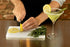 Small Plastic Bar Cutting Board, 10 x 6 Inch, White for Restaurants