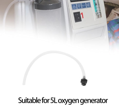 Agatige Portable Humidifier Tubing Connector, Small Generator Humidifier Cups Replacement Accessories for Home or Clinic