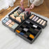 Underwear Organizer with Drawer Dividers, Foldable Fabric Dresser Closet Organizers, Dark Grey, 24cell Storage Box