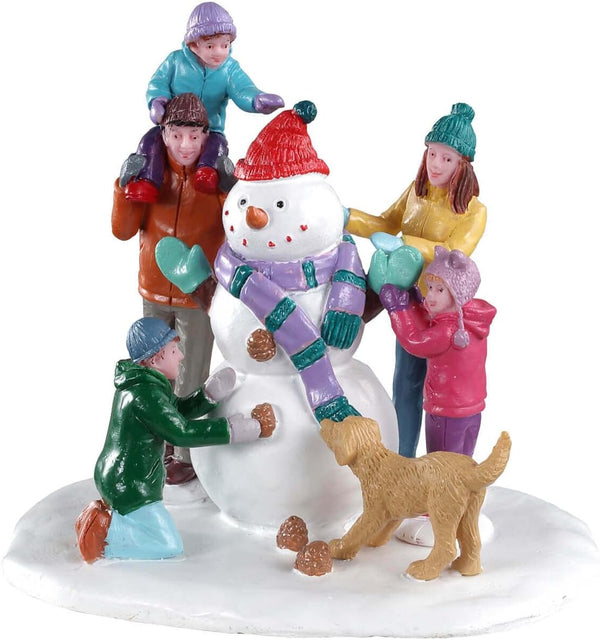 Lemax Christmas Village Snowman Teamwork Decoration - 03511