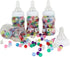 4.25 inch Fillable Plastic Mini Baby Bottles Bulk White Cap 24 Pieces