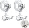 zuylikxy 2PCS Suction Cup Razor Holder for Shower, Clear Reusable His and Hers