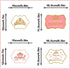 LINGTEER A Little Princess Royal Crown - 12 pcs Pink Swirls Streamers for Baby Girl Birthday Shower Decorations