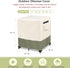 22 22 18 inches,600D Outdoor Ottoman Cover W x D x H Heavy Duty Waterproof Patio Ottoman Cover,Patio End Table Covers