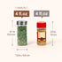 4oz 24PCS45 Set, Set ComSaf Spice Jars with Shaker lids Adjustable, Labels, Comdiment Jars Empty Spice Containers