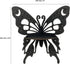 TANG SONG Butterfly Moon Star Bohemian Style Wooden Corner Shelf Decorative Shelf Floating Wall Mounted Crystal Shelf