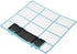 PATIKIL Air Conditioner Air Filter 12.6" x 10.83", Plastic Replacement Screen with Foam for HVAC, Blue Black