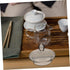 Small Glass Teapot Lid, Clear Replacement Caps for Tea Steeper, Kettle Lid, and Tea Set Cover