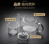Glass Teapot 20oz with Infuser, Borosilicate Kettle Set for Loose Tea, Stovetop and Microwave Safe