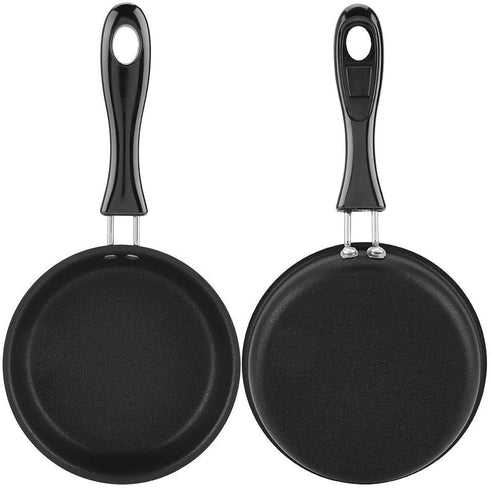 Non Stick Frying Pan, 12CM Portable Mini Frying Pan for Poached Eggs and Small Kitchen Cooking