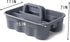 Matthew Large Plastic Tote Tool & Deluxe Supply Cleaning Caddy with Handle Portable Shower Basket Storage Caddy for Cleaning Products Organizer,Take-Out Coffee/Soft Drink,Bath Multi Use - Gray by MATTHEW CLEANING PRODUCTS