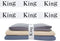 2 Pieces Bed Sheet Organizer Bands, Elastic Storage Sheet Keepers for Closet Organization (King)