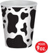 Beistle 24 Piece Cow Print Beverage Cups, 9 Ounces