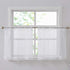 Warm Home Designs 30 x 36 Pair of Short White Kitchen Curtains, Boho Cafe Tiers for RV Window or Bathroom Drapes