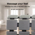 33.4 15.7 Inch BEMISO Non Slip Massage Bathtub Mat,Shower Mat Non Slip x Large Size with Suction Cups and Drain Holes