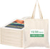 Lzerking Canvas Tote Bag Bulk for DIY Projects, 13x15 Inches Tote Bags