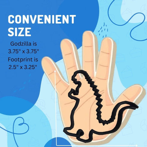 DINOSAUR COOKIE CUTTERS, Giant Reptile Monster Character and Footprint Cutters Made in The USA (2 Pack)