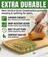 18" Greener Chef Luxury Bamboo Cutting Board (Extra Large) with Vertical Grain Strength Technology - Non Toxic