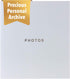 Kiera Grace Jocelyn Photo Album, 400-Pocket, Gray, with CD Storage Pocket, 13.19"x12.01"x1.5"