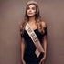 Didder Tiaras for Women, Crystal Rose Gold Birthday Queen Sash, Elegant Princess Crown with Combs for Girls Party