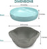 Pistachio Bowl by Elevated Essentials, Double Dish Serving Bowl with Shell Storage for Snacks and Fruit