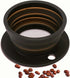 Paperless Collapsible Pour Over Coffee Dripper - Travel Coffee Maker with Reusable Metal Filter