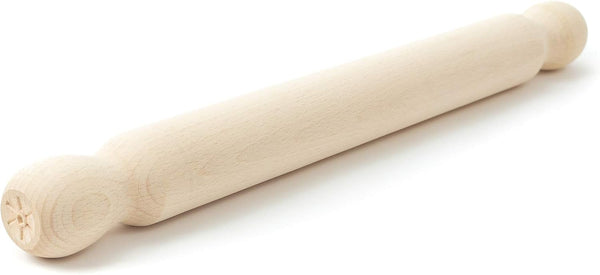 Tuuli Kitchen French Wooden Rolling Pin, Baking Roller for Pizza, Pasta, Puff and Other Doughs (40 x 4 cm)