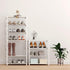 Hockmez 4-Tier Closet (1-White) Small Shoe Rack .Stackable Shoe Shelf Storage Organizer for Entryway Hallway Bathroom